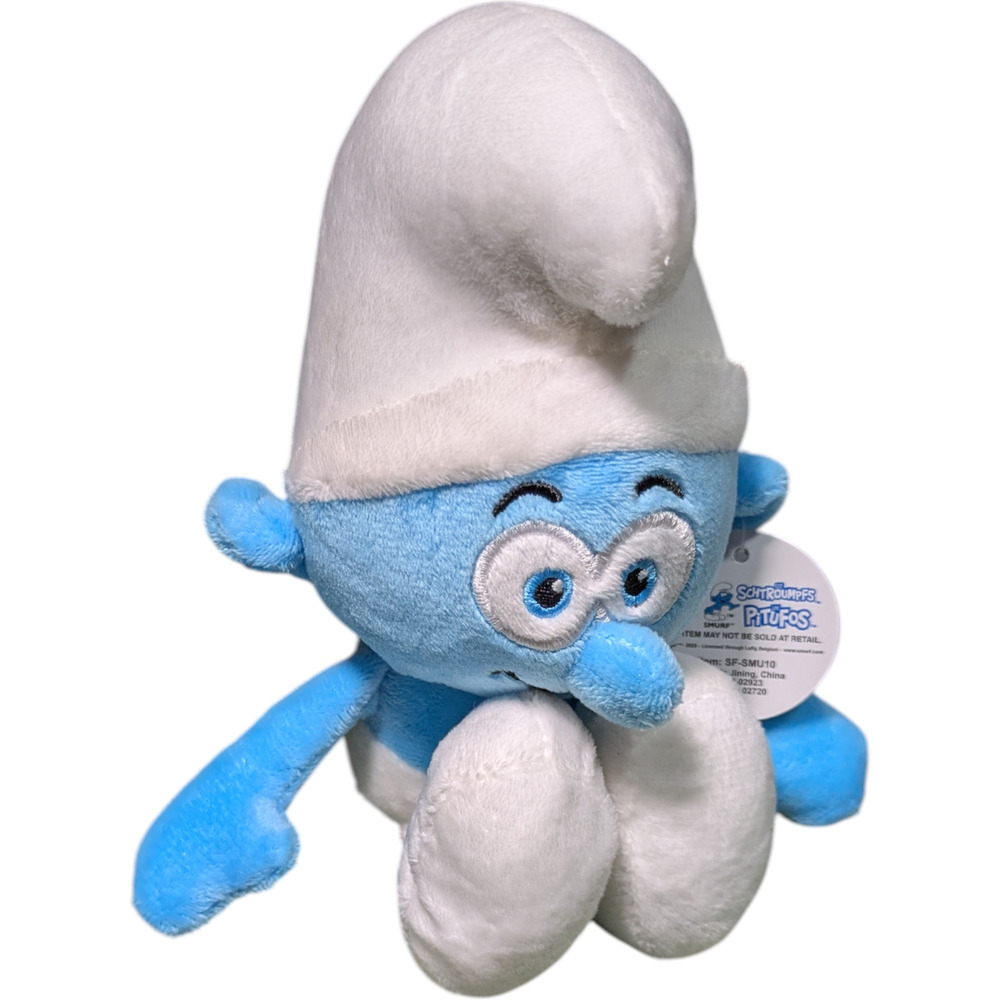 Clumsy - Smurf Plush - Stuffed Animal Toy - Plushie - New With Tags 10" Plushie